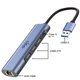 Адаптер Ethernet Aigo USB - RJ45, дротова мережева карта 100 Мбіт/с, конвертер мережевого кабелю, док-станція для ноутбука, USB-хаб, розширювальна док-станція R03A (металева) - зображення 8