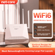 Беспроводной маршрутизатор Netcore N30 WiFi 6 Gigabit, высокоскоростной, проникающий сквозь стены, для домашних игр, двухдиапазонная Mesh-сеть 5G, беспроводная связь 3000 Мбит/с, напольная конструкция с широким покрытием. - изображение 5