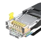 Патч-корд CHOOSEAL QS5062ET40 Cat 6 неекранований 1 Гбіт/с 40 м Чорний - зображення 2