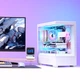 Корпус компьютерный Aigo Starry Sky White M-ATX с обзором 270 градусов, белый - изображение 8