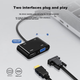 Конвертер видеосигнала Beishanque BSQ-30 VGA на HDMI+VGA черный - изображение 4
