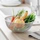 Набор Onlycook из нержавеющей стали 304: дуршлаг, корзина для промывки риса и миска, 24 см - изображение 7