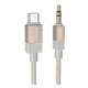 AUX кабель Hoco UPA32B, Type-C, 1.0 м., Золотий - 604118 - зображення 1