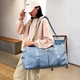 Спортивная сумка Lesko 1890 Smoke Blue для активного отдыха и занятий спортом с отделом для обуви - изображение 3