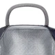 Сумка для ланча Lesko BBO15 Flamingo Dark Blue ланч бэг на молнии с карманом термосумка - изображение 4