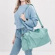 Спортивная сумка Lesko 604 Green для активного отдыха и занятий спортом с отделом для обуви и для мокрых вещей - изображение 4