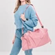 Спортивная сумка Lesko 604 Pink для активного отдыха и занятий спортом с отделом для обуви и отделом для мокрых вещей - изображение 4