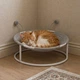 Гамак для котов лежанка для кошек кошачий гамак для отдыха Серый - изображение 5