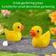 Утята пластиковые миниатюрные 16x18mm (Тип2), 200шт комплект, Yellow - изображение 5