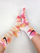 Женские хлопковые носки Tie-Dye с резинкой, 5 пар Розмір(35-39) – Бежевий з різнобарвним B35W26aglk-3400 - изображение 7
