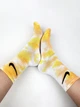 Набор женских высоких носков tie-dye, 5 пар Розмір(35-39) – Бежевий з різнобарвним B35W35zufh-1384 - изображение 4