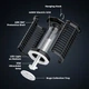 Электрический влагозащищенный уничтожитель насекомых YISSVIC HK-1, 4200V / 15W, 2-в-1 УФ-приманка и LED-подсветкой, защита IPX4, прибор против насекомых, лампа ловушка для насекомых - изображение 6