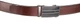Чоловічий шкіряний ремінь під джинси з натуральної шкіри з автоматичною пряжкою, класичний формат, коричневий 57824 - зображення 8