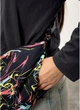 Жіноча сумка Sambag HOBO Dolly з принтом «ABSTRACT» стильна повсякденна шкіряна сумочка 51906 - зображення 5
