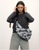 Жіноча сумка Sambag HOBO Dolly з принтом «Palm» стильна повсякденна сумочка 51909 - зображення 9