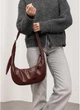 Женская сумка Sambag HOBO бордовая 30x13x8 см эко-кожа городская на молнии Sambag 55179 - изображение 1