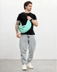Мужская сумка Sambag HOBO Bag-glove мятная через плечо вместительная с утепленными карманами 62284 - изображение 5