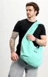 Мужская сумка Sambag HOBO WEAVE мятная через плечо вместительная для ноутбука 15.6 дюйма городская 62290 - изображение 2