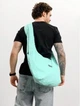 Мужская сумка Sambag HOBO WEAVE мятная через плечо вместительная для ноутбука 15.6 дюйма городская 62290 - изображение 5