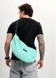Мужская сумка Sambag HOBO Bag-glove мятная через плечо вместительная с утепленными карманами 62284 - изображение 14