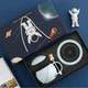 Подарочная керамическая чашка с крышкой ложкой и подставкой - подгревом Tomas SPACE ТМС-М620 blue - изображение 5