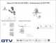 Петля SilentoPro GTV полунакладная c доводчиком с 3D регулировкой + монтажная планка крестообразная с эксц. h=0, никель - изображение 2