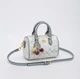Жіноча сумка біла Coach Micro Rowan Satchel Crossbody Bag with Cherry Charm. сумка коач з фірмовим візерунком C - зображення 4