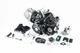 Двигатель мопедный 125 см³ в сборе для мопеда Mototech, механика, чёрный, с карбюратором - изображение 1