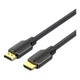 Кабель мультимедійний HDMI M to HDMI M 1.5m 4K cotton braided black VENTION - зображення 1