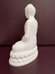Статуэтка Будда Шакьямуни символ спокойствия и гармонии 3D печать пластик белый 250 мм - изображение 4