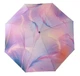 Жіноча парасоля складна Антивітер Doppler принт Pink feathers - зображення 1