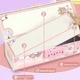Пенал HAPPY EVERYDAY двухуровневый с кодовым замком и мультяшным принтом Розовый (28948) - изображение 4