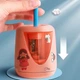 Стругачка для олівців з контейнером для стружки акумуляторна USB-наклейки тримач для олівців Рожевий (28911) - зображення 4