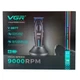 Триммер для стрижки волос аккумуляторный VGR V-887T BLACK, 3 насадки, 9000RPM, LED-дисплей - изображение 7