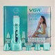 Эпилятор аккумуляторный VGR 5 в 1 V-763 GREEN, 5 насадок, 2 скорости, влагозащита - изображение 9