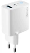 Ładowarka sieciowa Forever GaN PD QC TC-06-33AC 1x USB-C 1x USB 33W White (5900495088666) - obraz 2