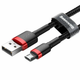 Кабель Baseus Cafule Micro USB 2m (CAMKLF-C91) Red/Black [69672] - зображення 2
