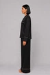 Жіноча піжама з італійського шовку BOBRAND "Premium Black" - 2XL - изображение 5