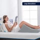 Ергономічна подушка-клин NOFFA для спини з піною Memory Foam - зображення 2