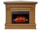 Каминокомплект угловой ArtiFlame Albion Corner AF23S светлый дуб эффект мерцающих дров со звуком и обогревом - изображение 1