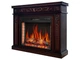 Каминокомплект ArtiFlame Delmona AF28S коньяк 3D эффект живого пламени и тления поленьев со звуком и обогревом - изображение 3