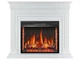 Каминокомплект ArtiFlame Pratella AF28S белый 3D эффект живого пламени и тления поленьев со звуком и обогревом - изображение 1