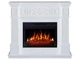 Каминокомплект ArtiFlame Toscana AF23S белый с эффектом живого огня со звуком и обогревом - изображение 1