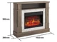 Каминокомплект ArtiFlame For Living AF23BS дуб серый эффект живого пламени со звуком и обогревом - изображение 2