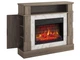 Каминокомплект ArtiFlame For Living AF23BS дуб серый эффект живого пламени со звуком и обогревом - изображение 4