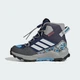 Детские ботинки TERREX AX4R CW+ MID MCFT K adidas KJ6518 (35.5 EUR) синий (4068818345597) - изображение 7
