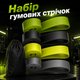 Набір гумових стрічок PowerBand Trizand 24305 для фітнесу тренувань розтяжки підтягувань силових вправ з дверним кріпленням комплект гумок різного опору - зображення 1
