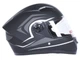 Шлем для мотоцикла, скутера 557 Thorn Black TTG интеграл (черный с серым, One Size 54-61 см) - изображение 3
