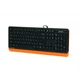 Клавіатура A4Tech FKS10 USB Orange - зображення 2