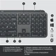 Клавіатура Logitech MX Keys Advanced for Business Wireless Illuminated UA Graphite - зображення 5